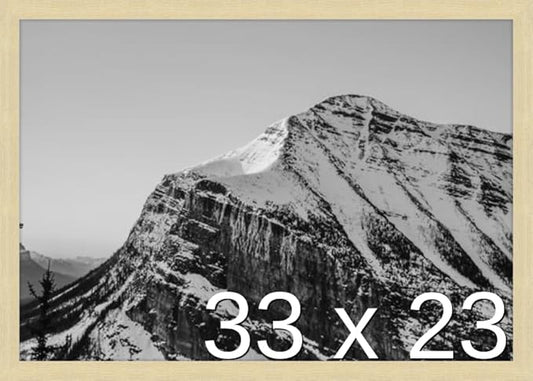 Frame It Easy 33 x 23 Wheat Wood Frame by FrameItEasy