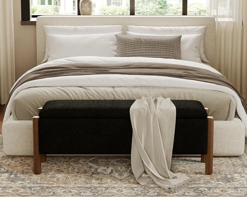 storage ottoman bench, end of bed bench for, package contents