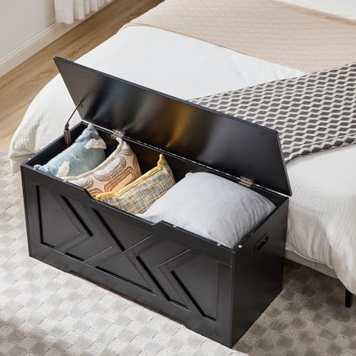 39.4” storage bench, extra large entryway bench with, package contents