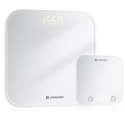 UNIWEIGH Kitchen and Bathroom Bundle-Digital food scale by UNIWEIGH