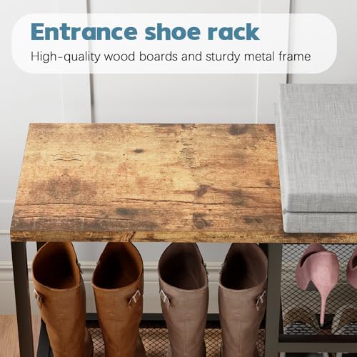 shoe rack for entryway, freestanding hidden shoe storage, package contents