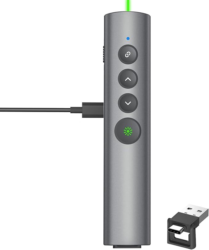 Rechargeable Green Laser Pointer by VILNIU%C2%AEPresentationClicker