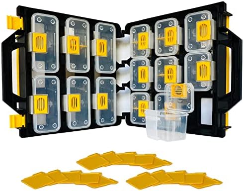 hardware tackle box storage with patented removable compartment, main product view