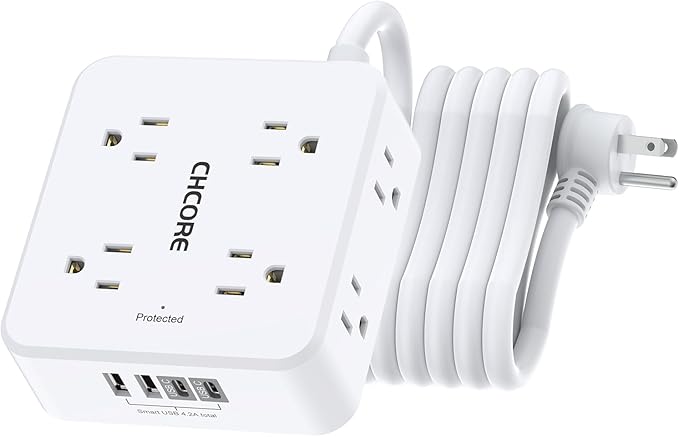 10Ft Surge Protector Power Strip by Unknown