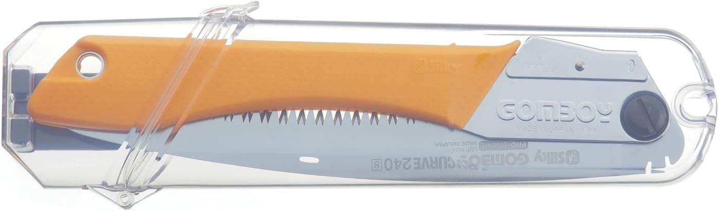 Silky - 717-24 GomBoy Curve Professional Folding Saw 240mm, Large Teeth Yellow