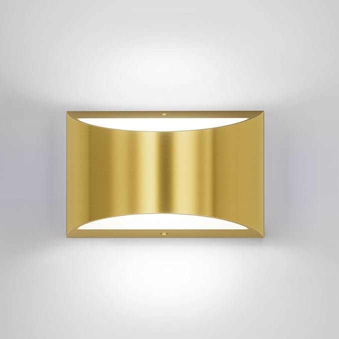 Aipsun Brushed Brass Wall Sconce Indoor Wall Lights Hardwired 1 Pack Up and by Aipsun