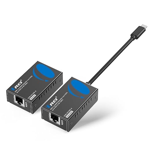 OREI 4K 120Hz USB-C to HDMI Over Cat6/7 Ethernet Extender, Presentation by OREI