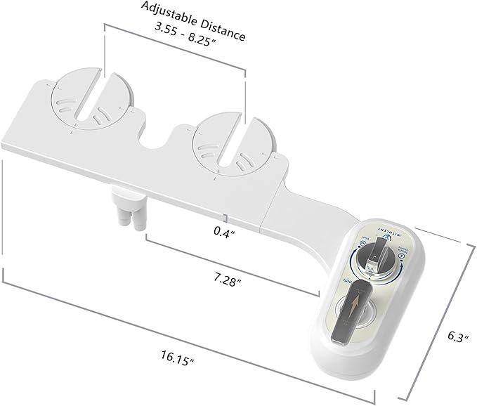 Left Handed Bidet Attachment for Toilet - Image 5