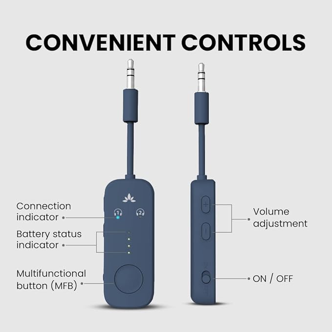 Avantree Relay - Premium Airplane Bluetooth Adapter - Image 6