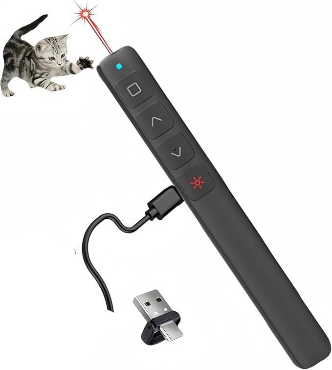 Wireless Presenter, 2.4GHz Control Presentation PPT PowerPoint Clicker by Unknown
