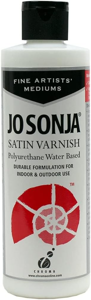Polyurethane Satin Varnish - 8oz Bottle