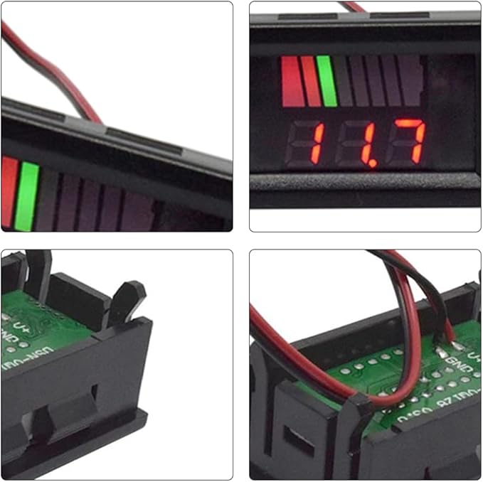 Battery Charge Level Indicator Universal Car Battery Capacity Meter Tester - Image 5