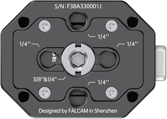 FALCAM F38 Quick Release Kit V2, Quick Release System, Base and Plate - Image 2