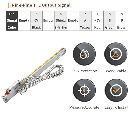 Digital Readout 3 Axis Metal DRO 6"x8"x12" Set, DRO Digital Readout LED Display - Image 2