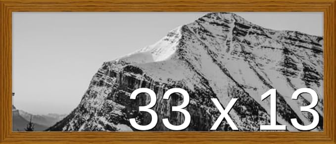 Frame It Easy 33 x 13 Hazel Wood Frame by FrameItEasy
