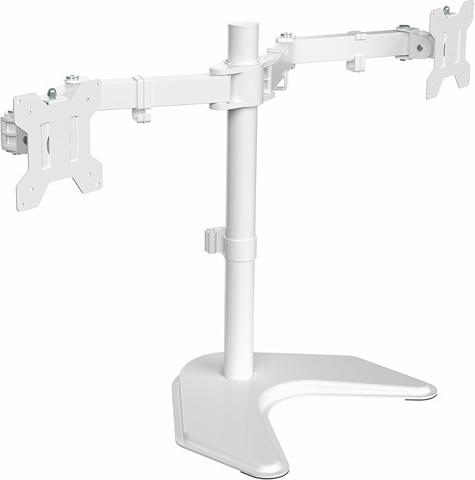 VIVO Dual LED LCD Monitor Mount, Free-Standing Desk Stand by VIVO