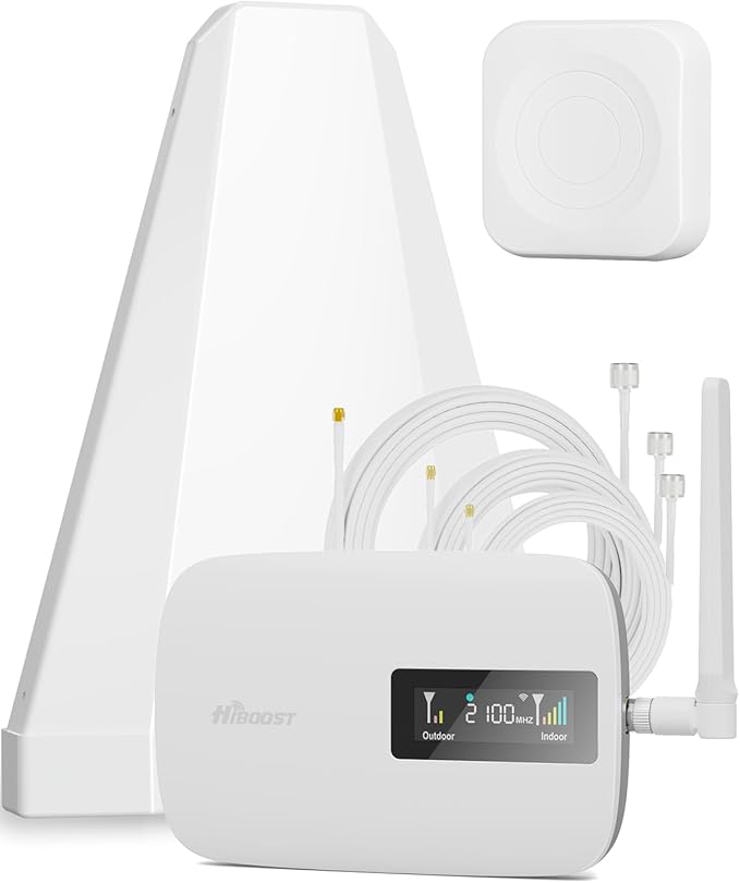 Cell Phone Signal Booster for Home up to 3000 Sq.Ft | Boost 4G 5G Cellular by HiBoostCellPhoneSignalBoosters
