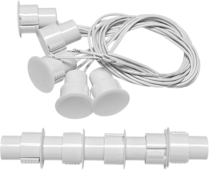 5 Sets Flush Mounted 3/4" Door Magnetic Contacts Alarm Switch Sensor NC Type - Image 6