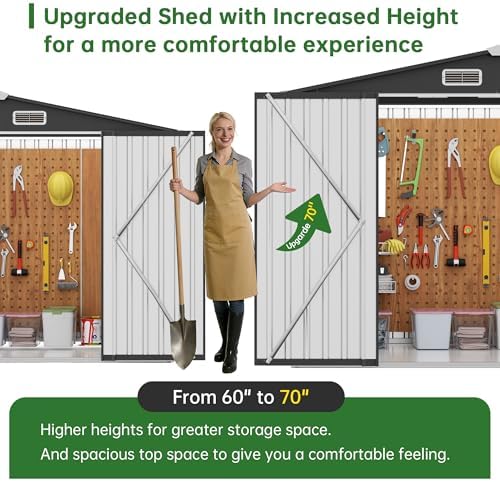 metal storage shed & outdoor storage, outdoor steel, package contents