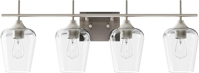 VONLUCE Bathroom Vanity Light, 4 Light Bathroom Light Fixture Over Mirror by Vonluce