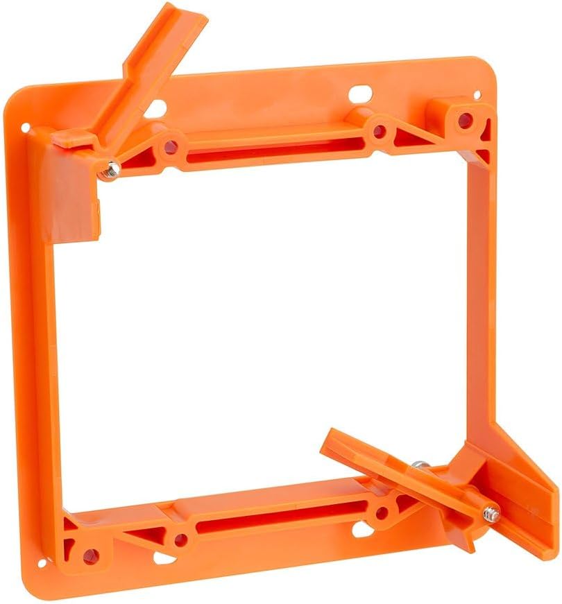 Low Voltage Mounting Bracket 2 Gang Multipurpose Drywall Mounting Wall Plate Bracket – Dual Gang