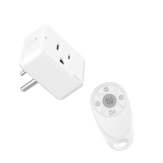 Greencycle Remote Control Outlet, Wireless Light Switch and Outlet Plug by greencycle