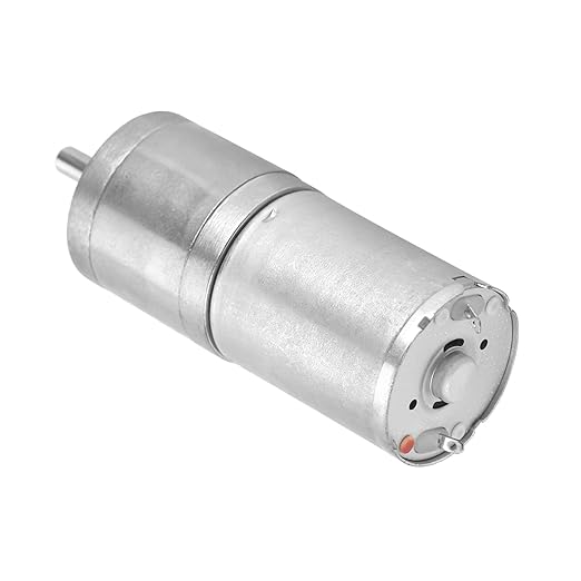 25mm DC 12V 25GA 370 Low Speed Metal Gear Motor - Image 4