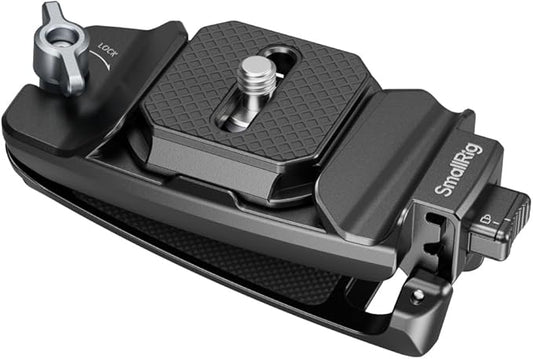 SMALLRIG Camera Clip with Plate, Quick Release System, Max Payload 40kg/88lb by SmallRig