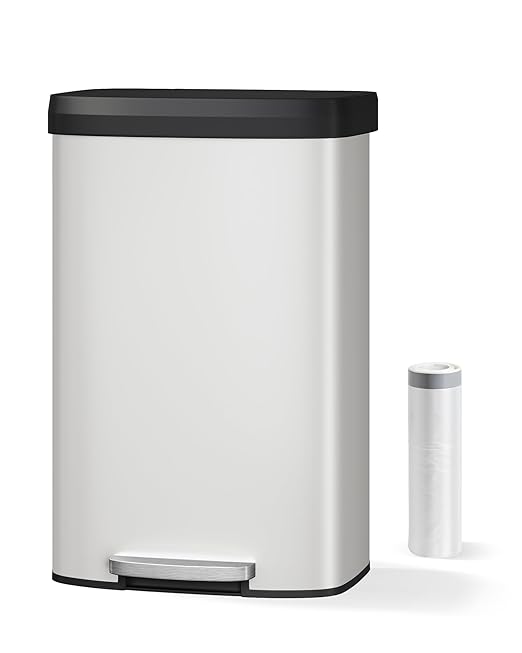 Garvee 21 gal / 80 L Metal Trash Can - Image 7