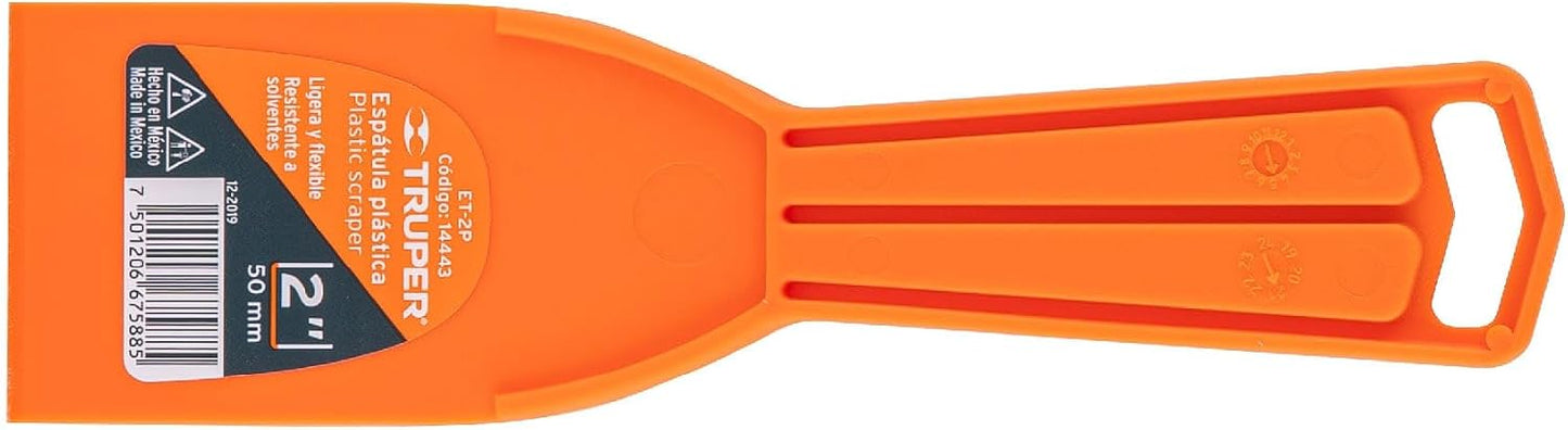 TRUPER ET-2P Plastic Putty Knives 2" (51mm)