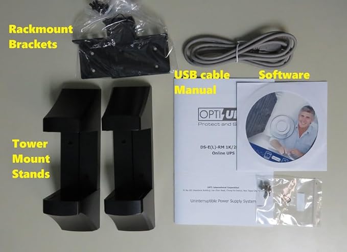 OPTI-UPS DS1000E-RM Online Double Conversion Uninterruptible Power Supply - Image 7