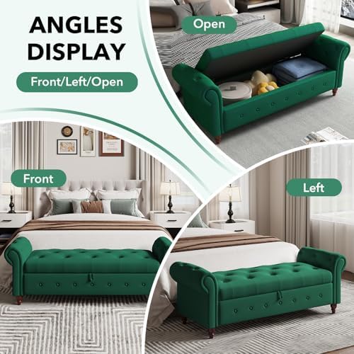 storage bench, end of bed bench with pull, package contents