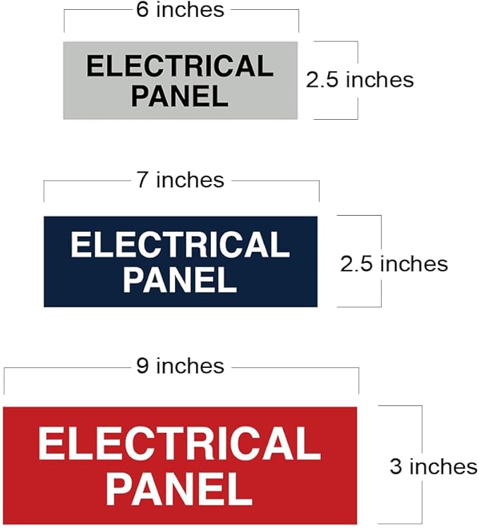 All Quality Basic Electrical Panel Sign - Image 2