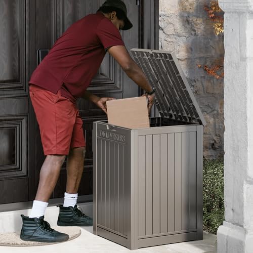 lhbgo package delivery box for outside, 48 gallon, main product view