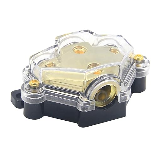 RKURCK 3 Way Power Distribution Block, 0/2/4 AWG Gauge in, 4/8 Gauge Out - Image 3