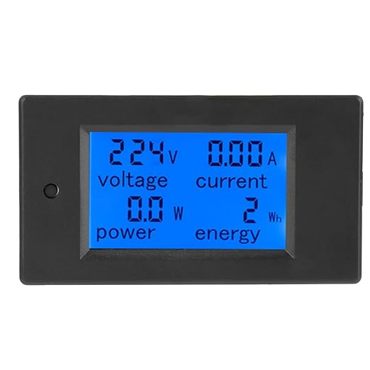 PZEM-021 LCD Display Digital AC Voltage Current Power Energy Meter by KIMISS