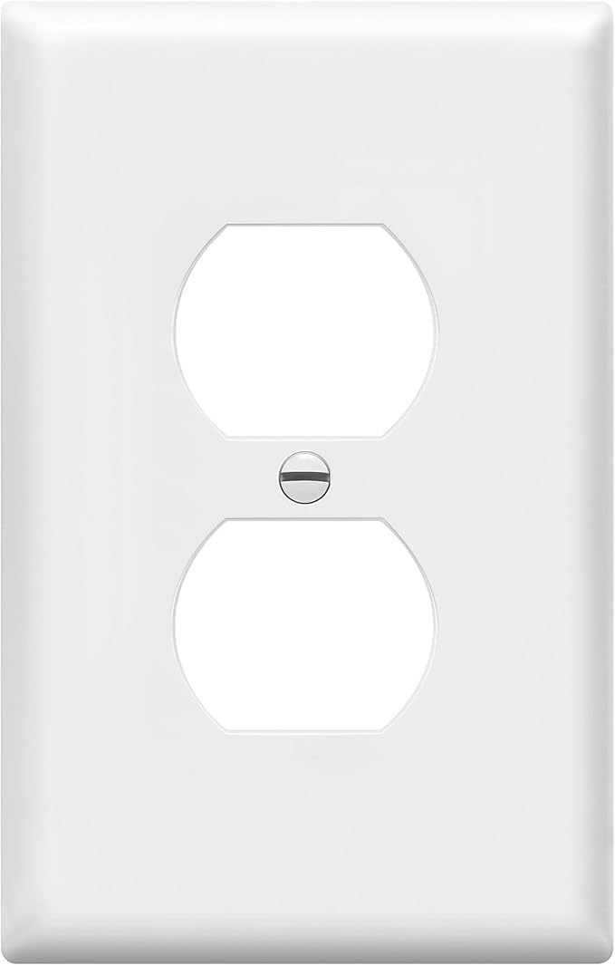 ENERLITES Duplex Receptacle Outlet Wall Plate, Electrical Outlet Cover by Enerlites