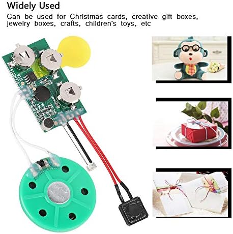fosa DIY Greeting Card Chip, 60 Seconds Music Sound Audio Voice Recording - Image 2