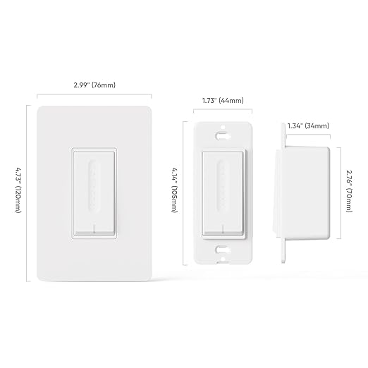 TREATLIFE 3 Way Smart Dimmer Switch 2 Pack, 2 Master 3 Way Dimmable Light - Image 9