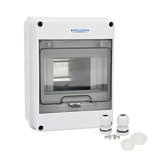 MOLLOM 5 Way Circuit Breaker MCB Distribution Protection Box by MOLLOM