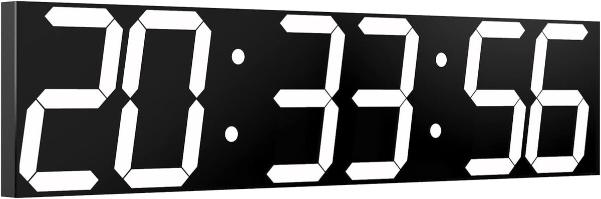 CHKOSDA Digital Wall Clock, Oversize Led Digital Clock