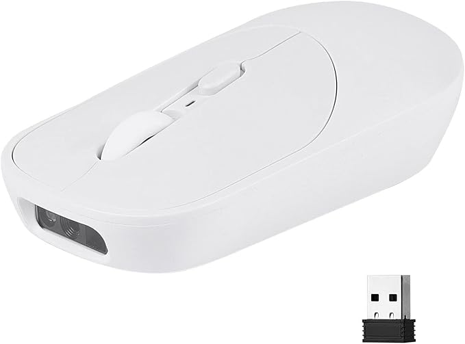 THARO New Wireless Mouse Barcode Scanner, 2-in-1 Design 2D Handheld Barcode by THARO