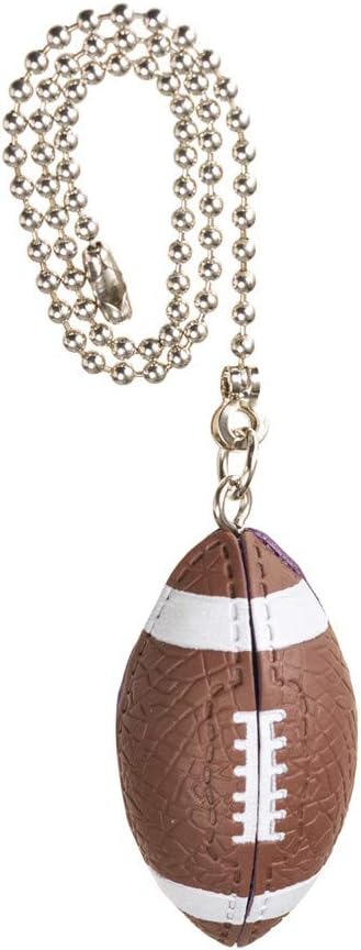 Rugby Ceiling Fan Pull Chain Decorative Extension Light Pull Chain Set,Sport Theme Fan String Charm Decorative Extension,Fan Light Chains Ornaments,Rugby Pendant for Ceiling Fans Lights Lamp 2PCS