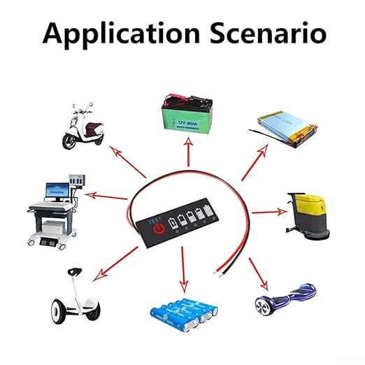 Compact 5S 18 5V 21V Battery Level Indicator - Image 4