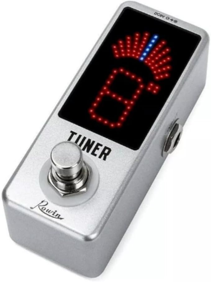 Rowin High Precision Guitar Chromatic Tuner Pedal Ture Bypass - Image 2