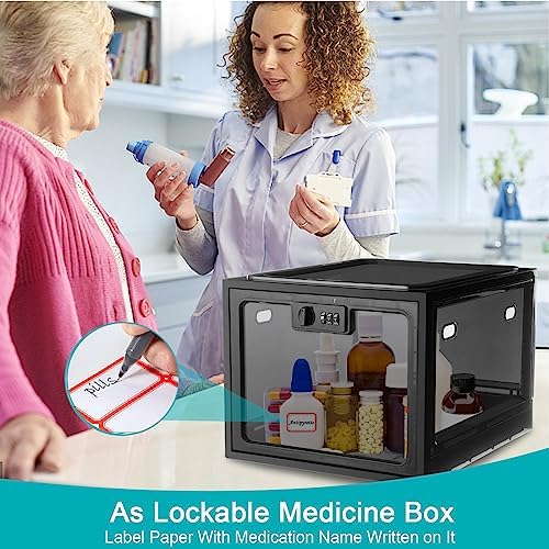 lalifebuss combination lock boxes for personal items, lockable shown in use