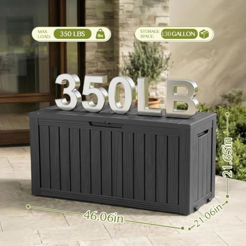 vixzen 130 gal package delivery box lockable outdoor on a desk or shelf