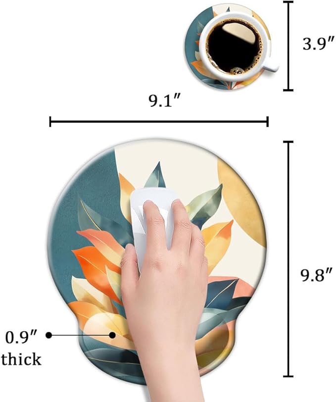 Ergonomic Mouse Pad with Wrist Support, Mouse Pad with Wrist Rest, Relieve - Image 6