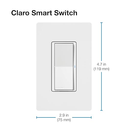 Lutron Claro Smart Switch for Caseta Lighting, for LED Lights, 5 Amp, - Image 13