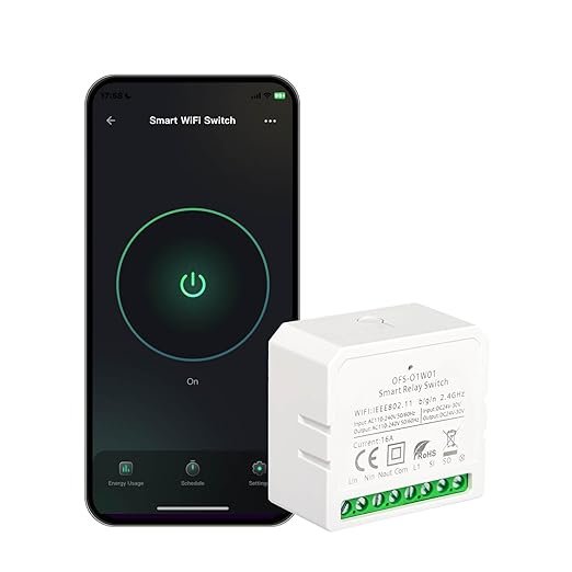 VEXA Smart WiFi Switch 16A, Neutral Wire Required, Energy Monitoring & Overload by VEXAIoT